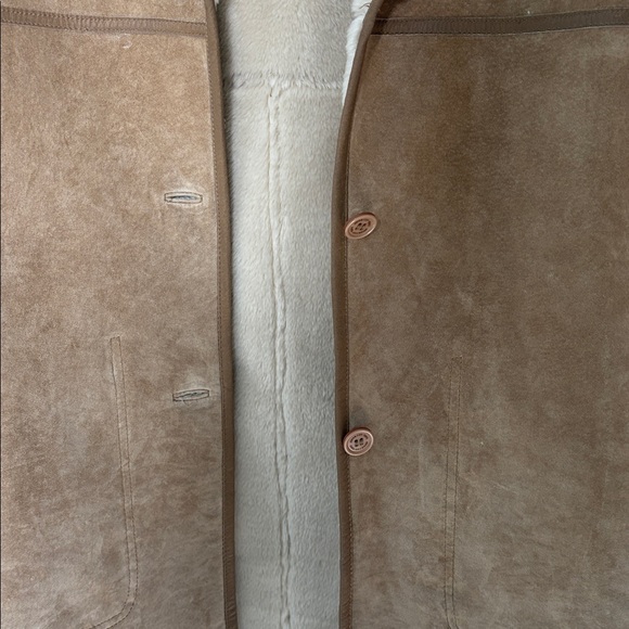 Vintage Jones New York Sport Suede Outer Faux Fur Inner Jacket - Picture 3 of 5